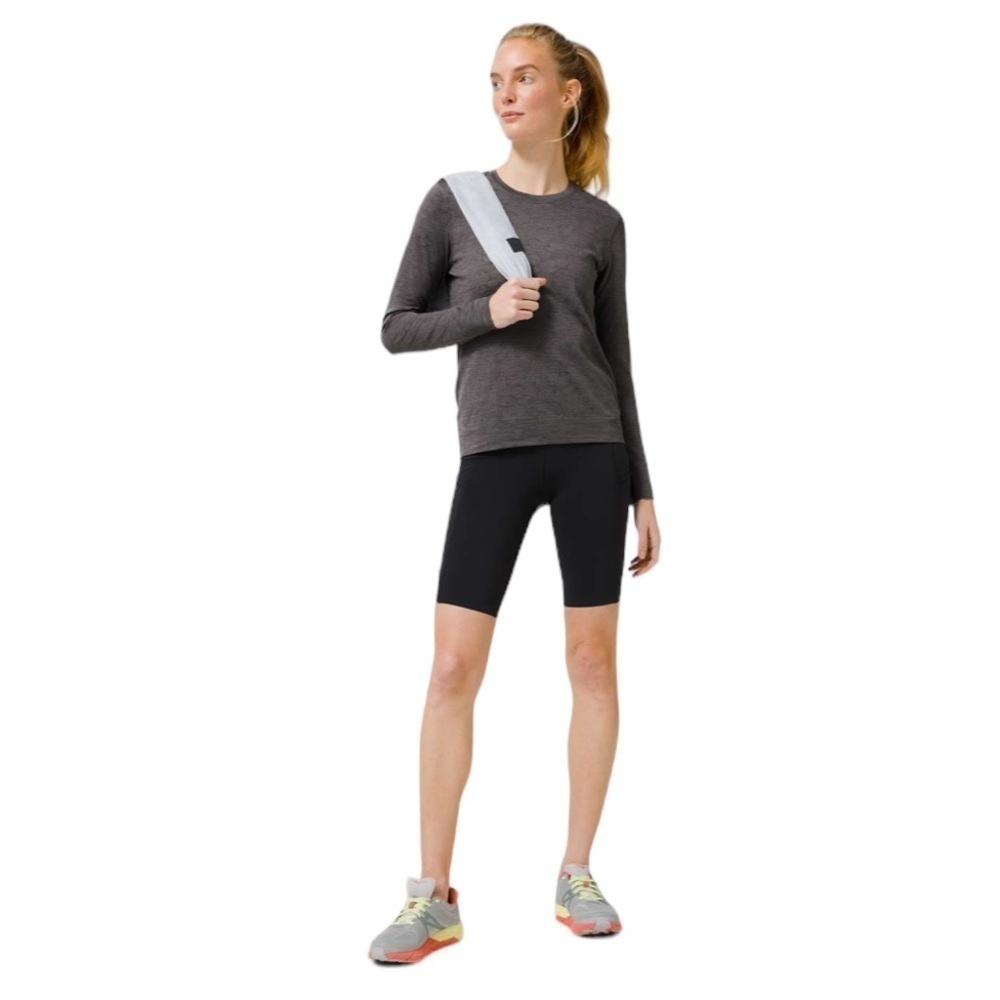 Lululemon Breeze By Long Sleeve Polar Spots Lunar Rock / Graphite Grey Size 10 - Picture 10 of 10